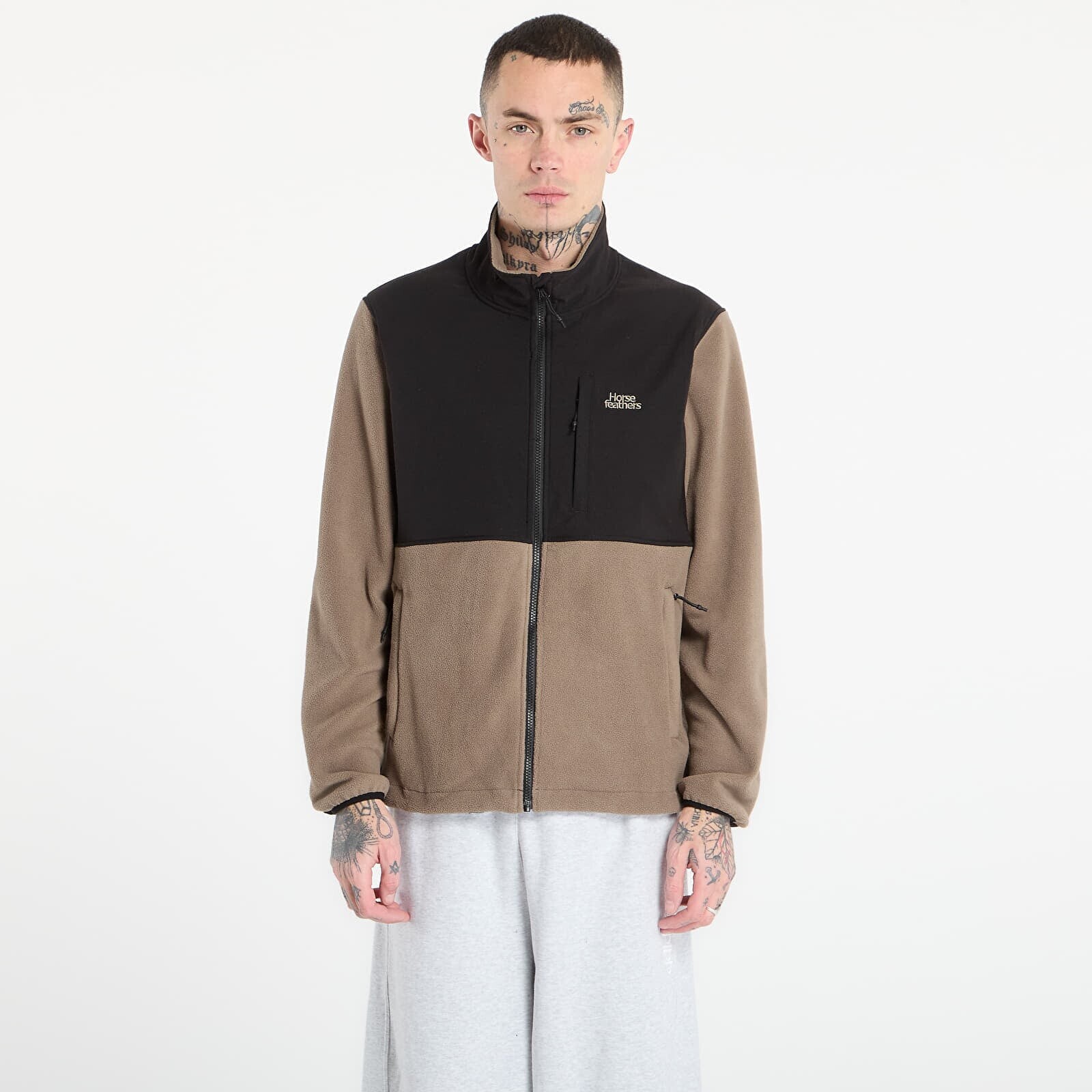 Sweatshirt Horsefeathers Duval Fleece Sweatshirt Taupe XL