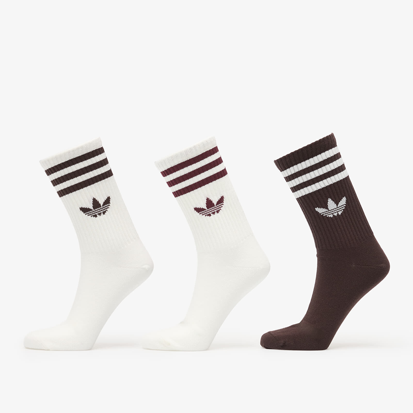 adidas 3S Crew Sock 3P Off White/ Auco/ Off White XL