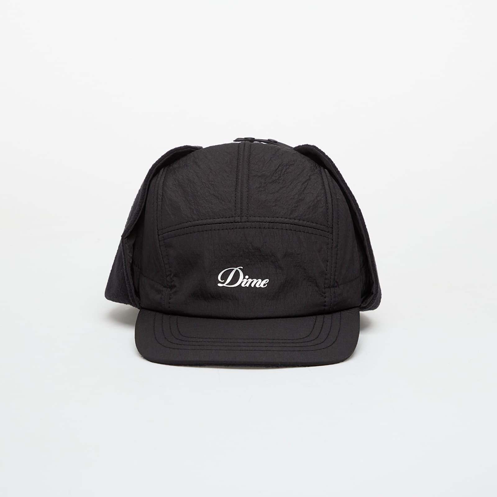 Cap DIME Cursive Earflap Cap Black Universal