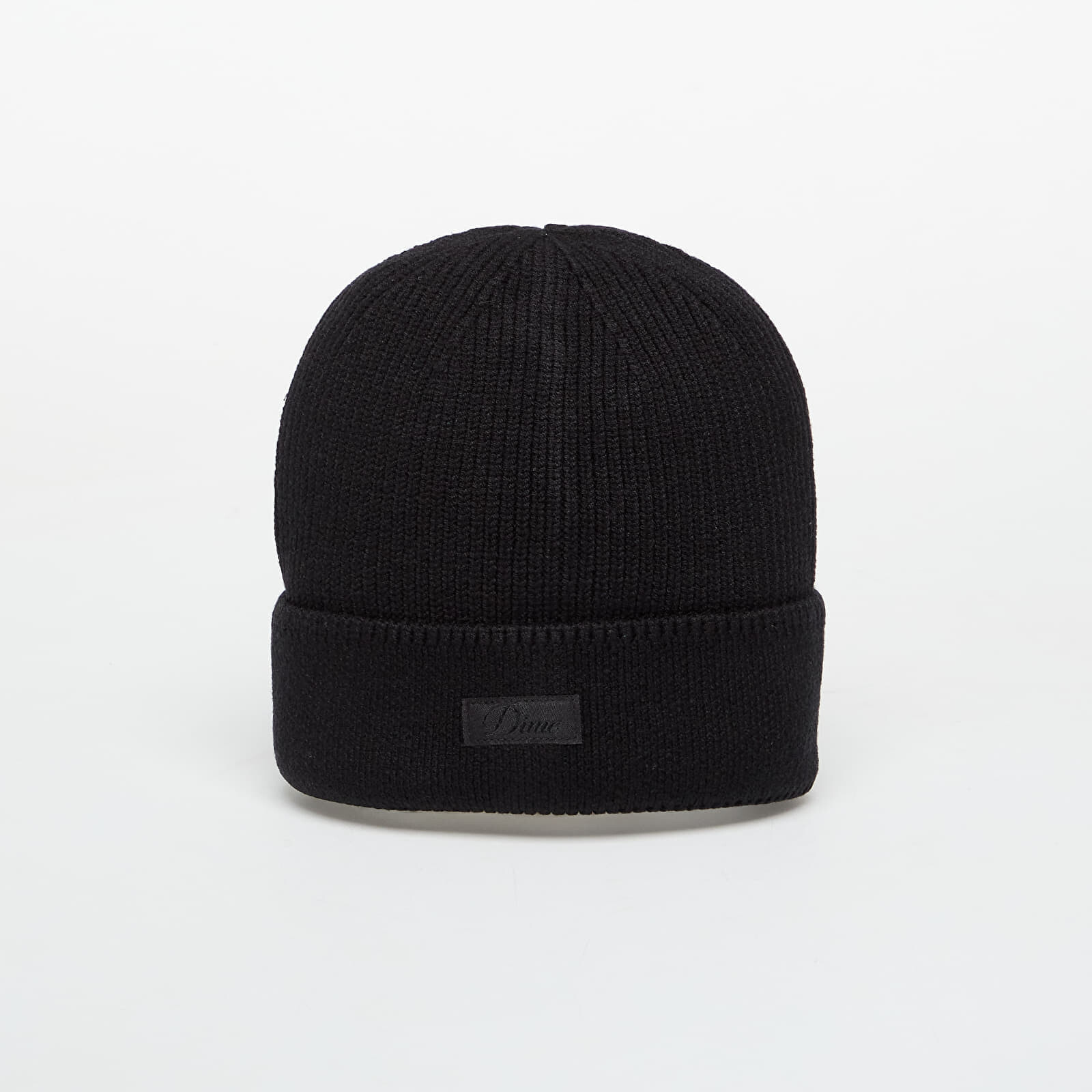 DIME Cursive Rib Beanie Black Universal