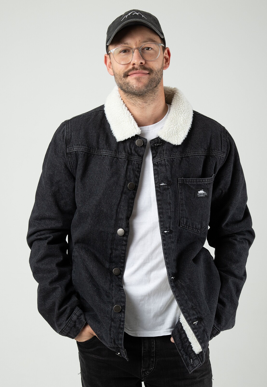 Atticus - Small Town Denim Black - Jacket - black - L - 100% Cotton,100% Cotton,Denim