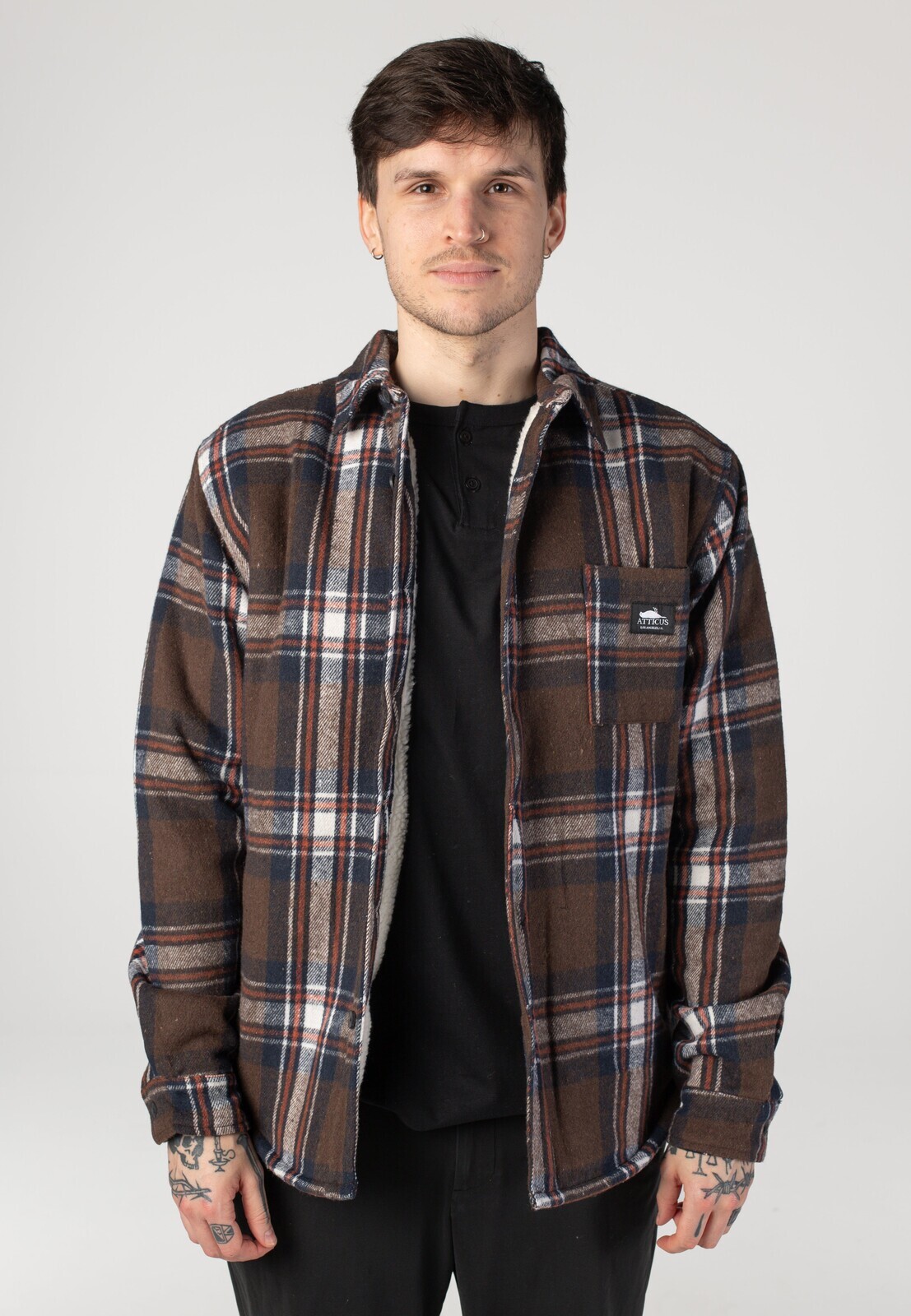 Atticus - Ontario Flannel Brown - Jacket
