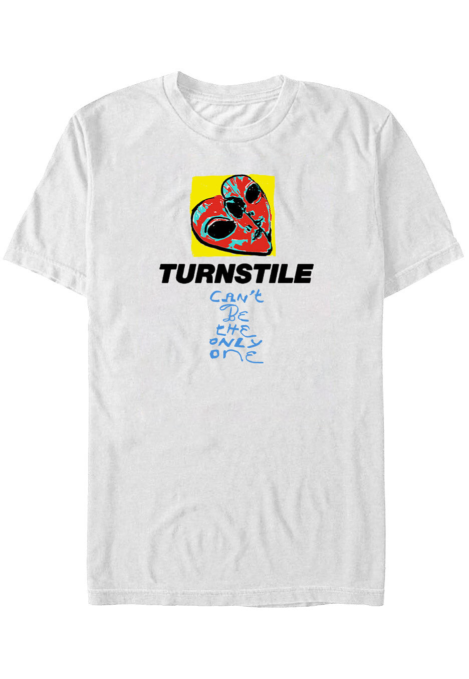 Turnstile - Only One Heart White - T-Shirt - white - XL - 100% Cotton,Jersey