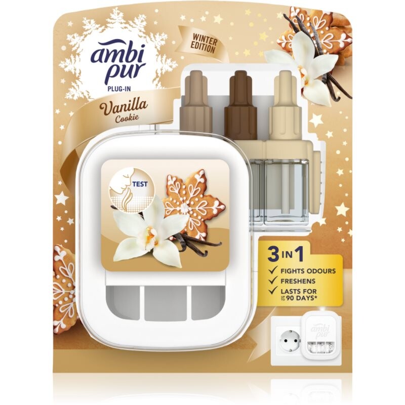 AmbiPur 3volution Vanilla Cookie electric air freshener with refill 20 ml