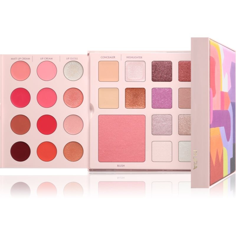 PUPA Milano Pupart M multipurpose palette for eyes and lips IVORY 18.8 g