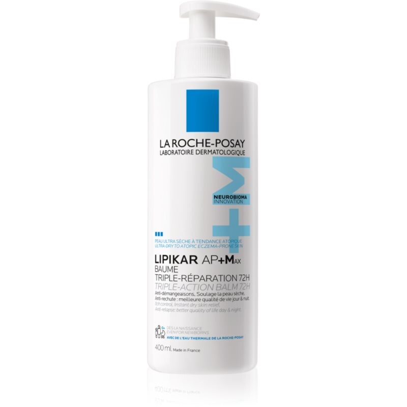 La Roche-Posay Lipikar AP+Max Balm nourishing body balm for very dry sensitive and atopic skin 400 ml