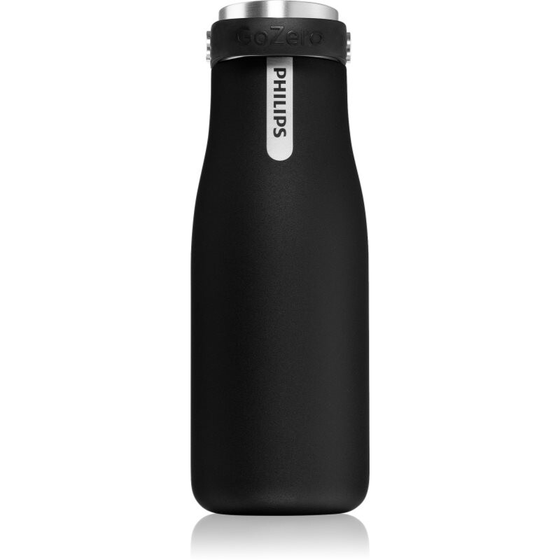Philips AquaShield GoZero UV self-cleaning bottle thermo colour Black 590 ml