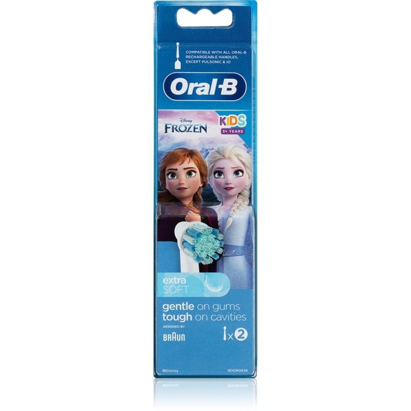 Oral-B Vitality D100 Kids Frozen spare heads extra soft from 3 years old 2 pc