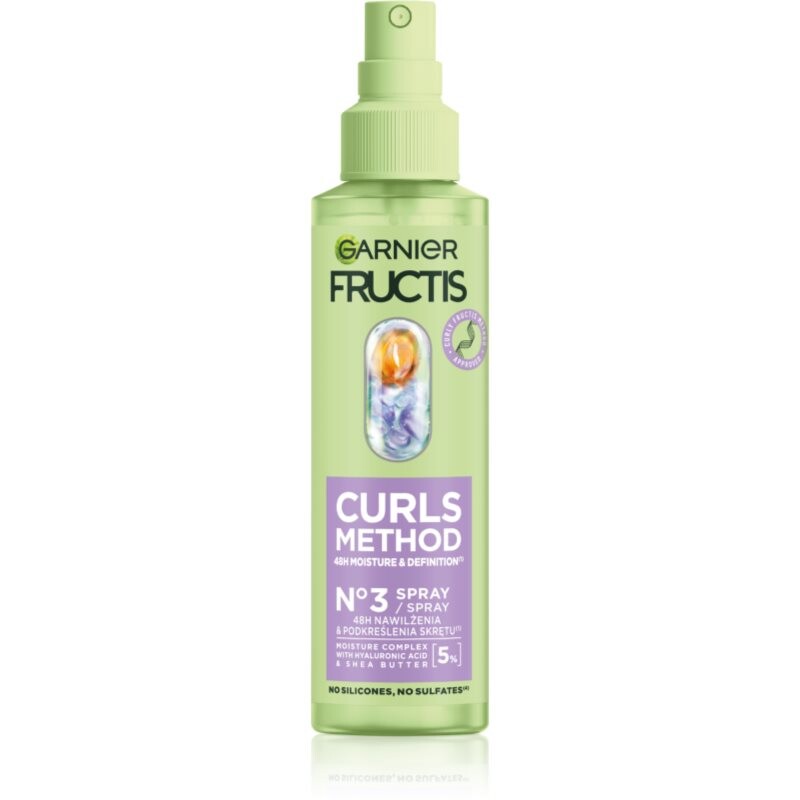 Garnier Fructis Curls Method moisturising hair mist for wavy and curly hair 150 ml