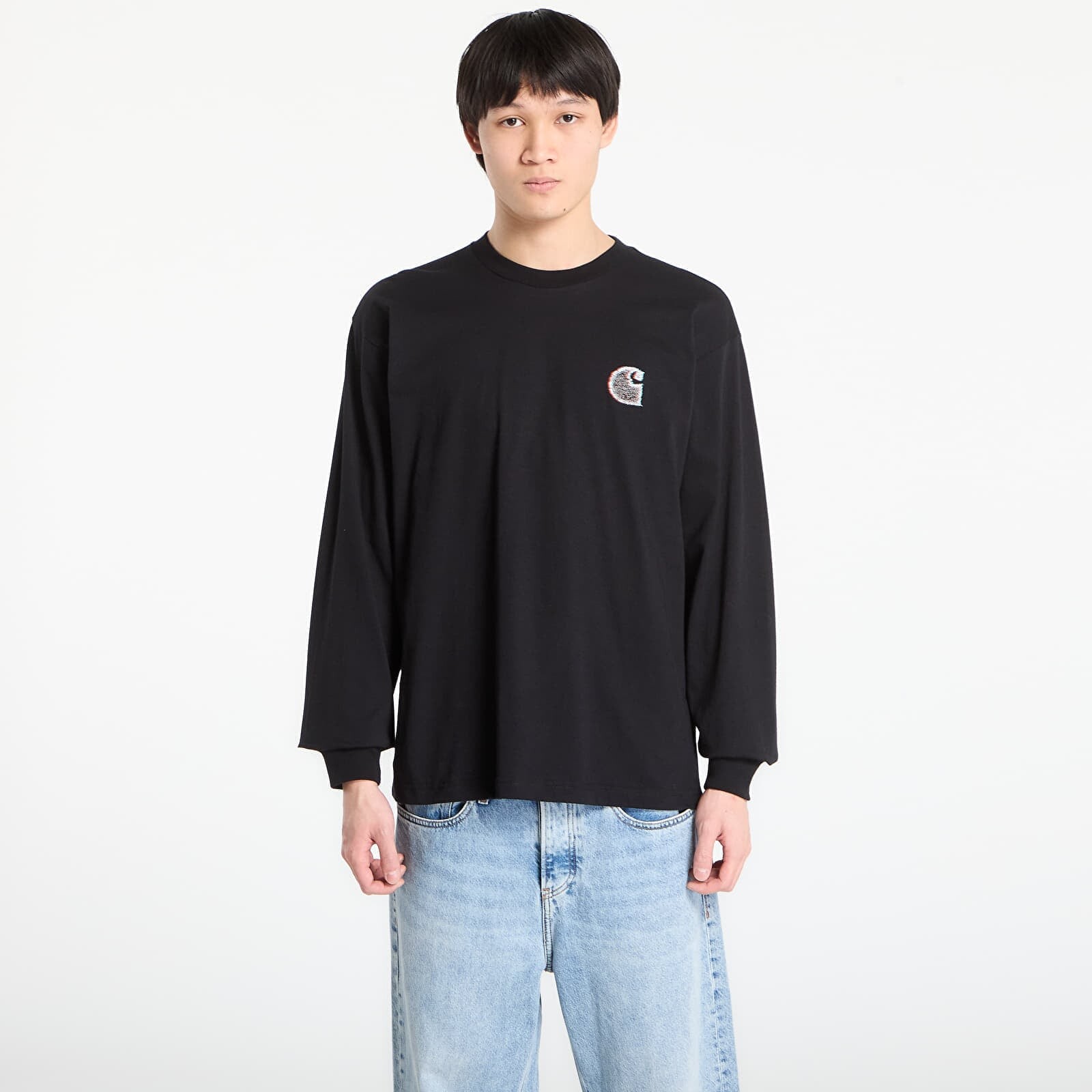 T-shirt Carhartt WIP L/S Mind Your Head T-Shirt UNISEX Black XS