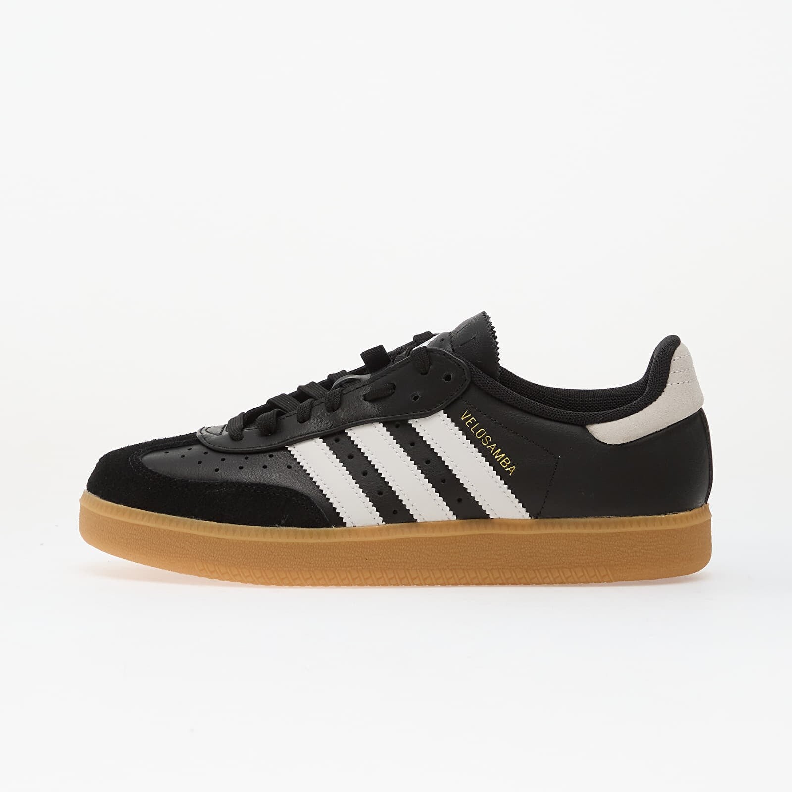 Sneakers adidas Velosamba Leather Core Black/ Ftwr White/ Gold Met. UK 9.5