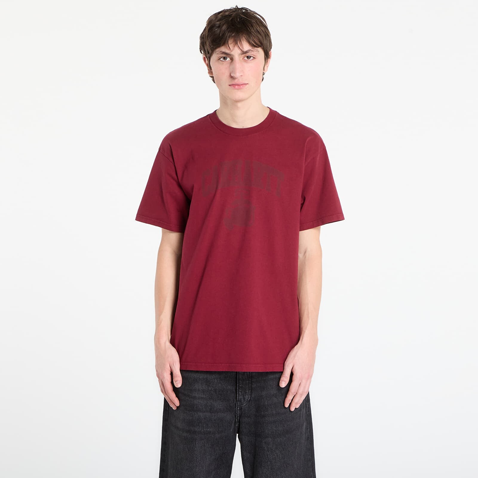 T-shirt Carhartt WIP S/S Faded Pond Corps T-Shirt UNISEX Marsala XL