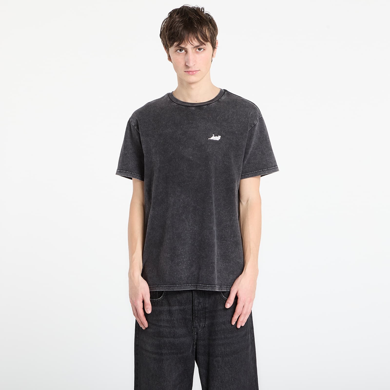 T-shirt RIPNDIP Castanza Short Sleeve Tee Black Vintage Wash XXL