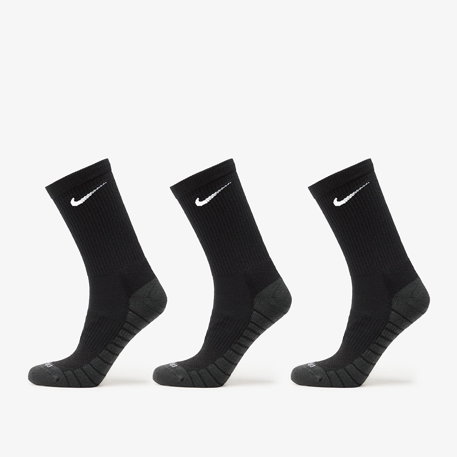 Nike Everyday Max Cushioned Training Crew Socks 3-Pack Black/ Anthracite/ White XL