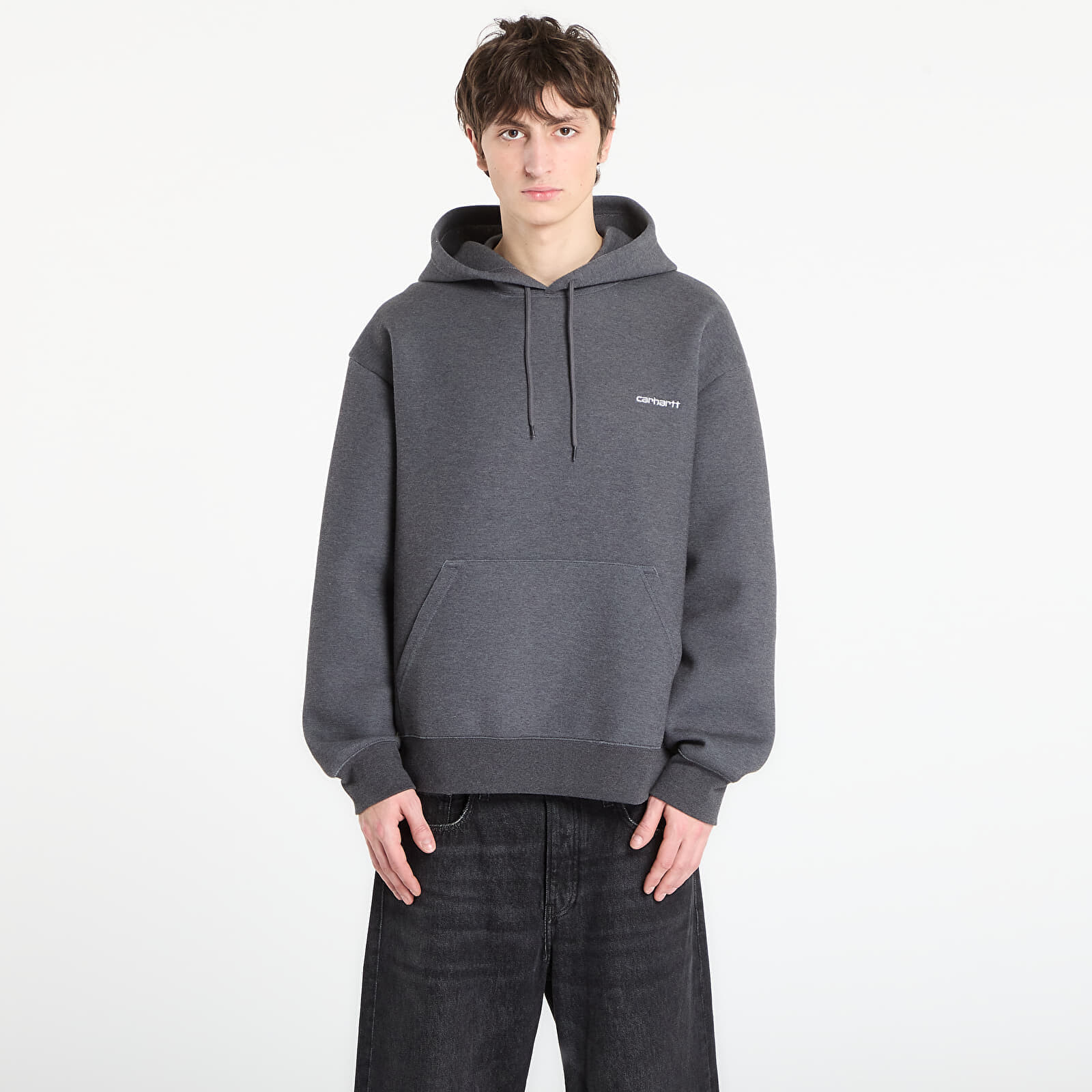 Sweatshirt Carhartt WIP Hooded Alda Sweat UNISEX Black/ White XL