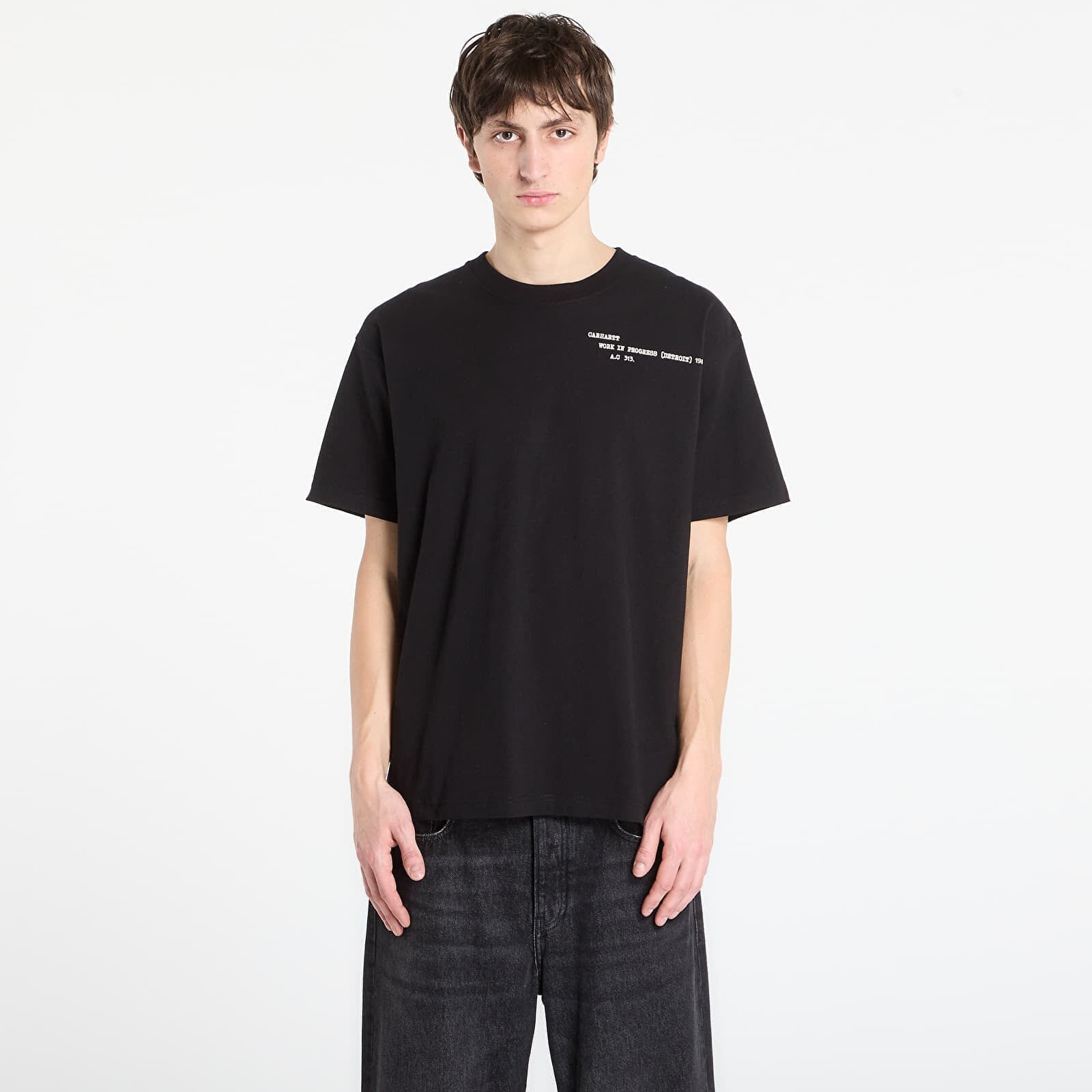 T-shirt Carhartt WIP S/S Punched T-Shirt UNISEX Black XS