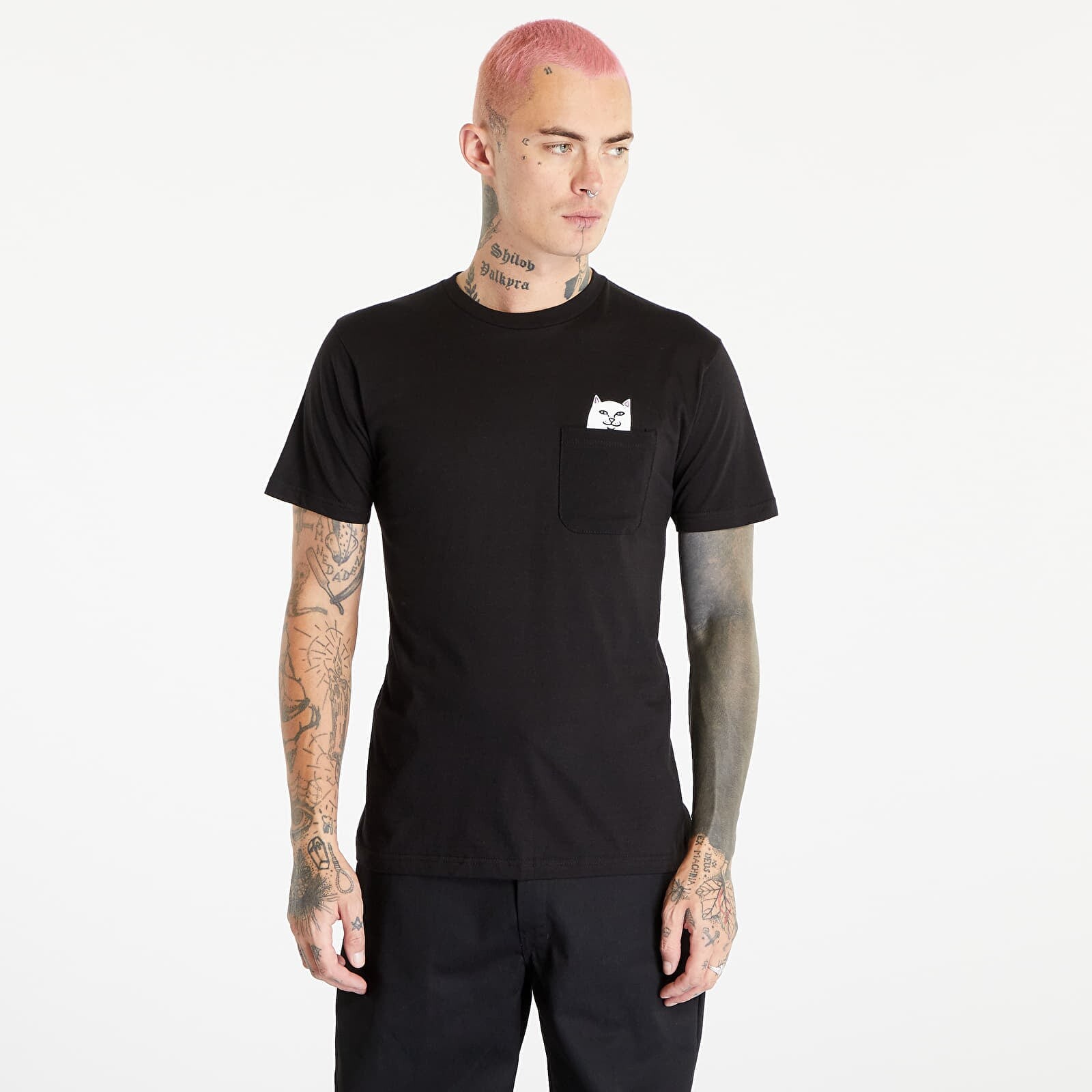 T-shirt RIPNDIP Lord Nermal Pocket Tee Black L