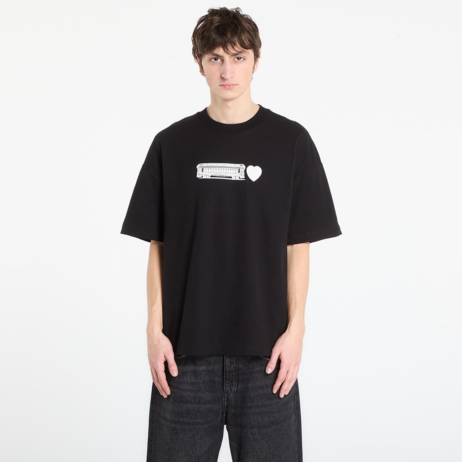 T-shirt Carhartt WIP S/S Deconstructed Label T-Shirt UNISEX Black XL
