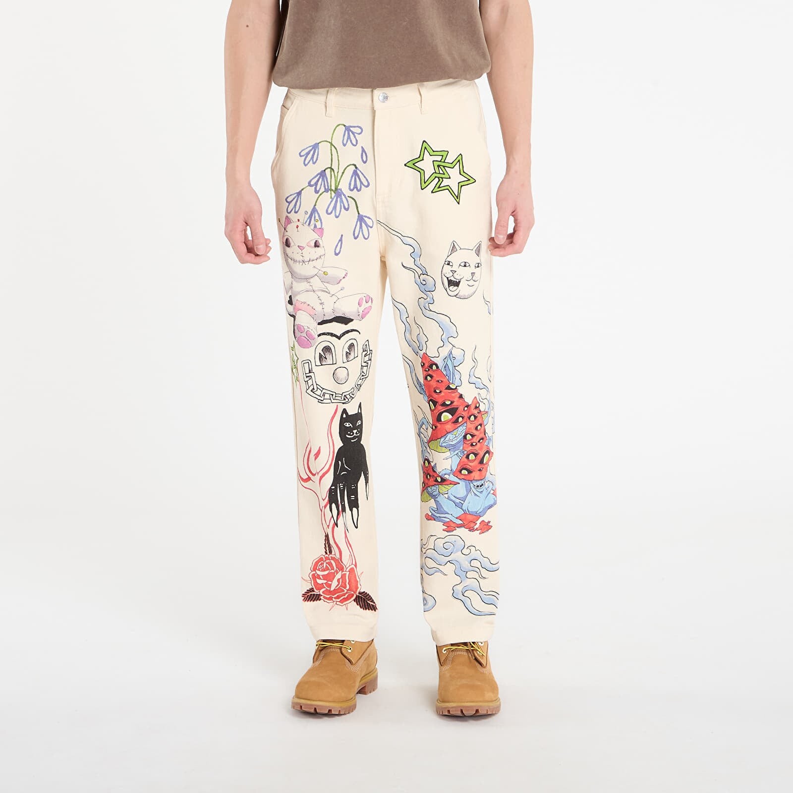 Pants RIPNDIP Travis Pants Off White M