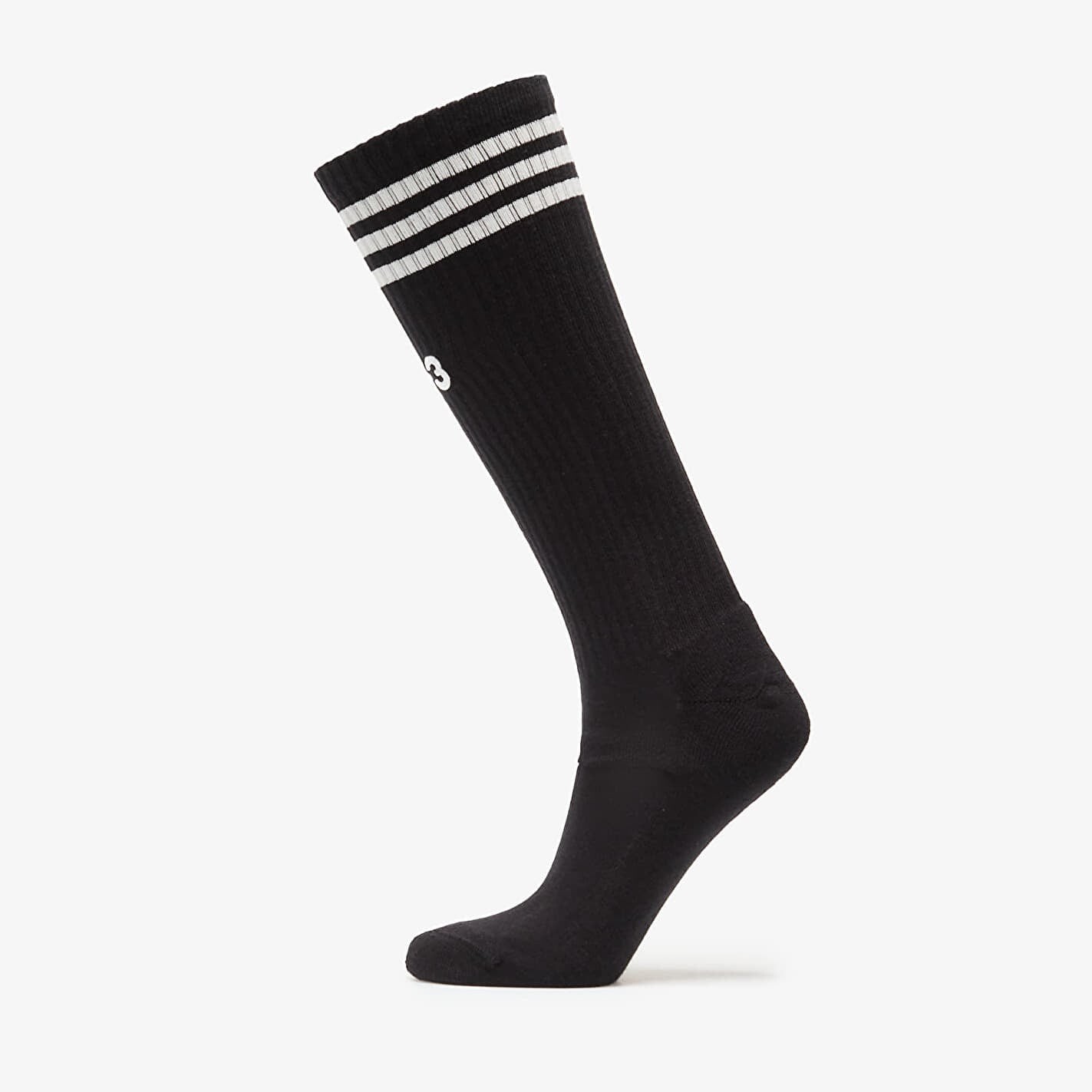 Y-3 Stripes High Socks Black S