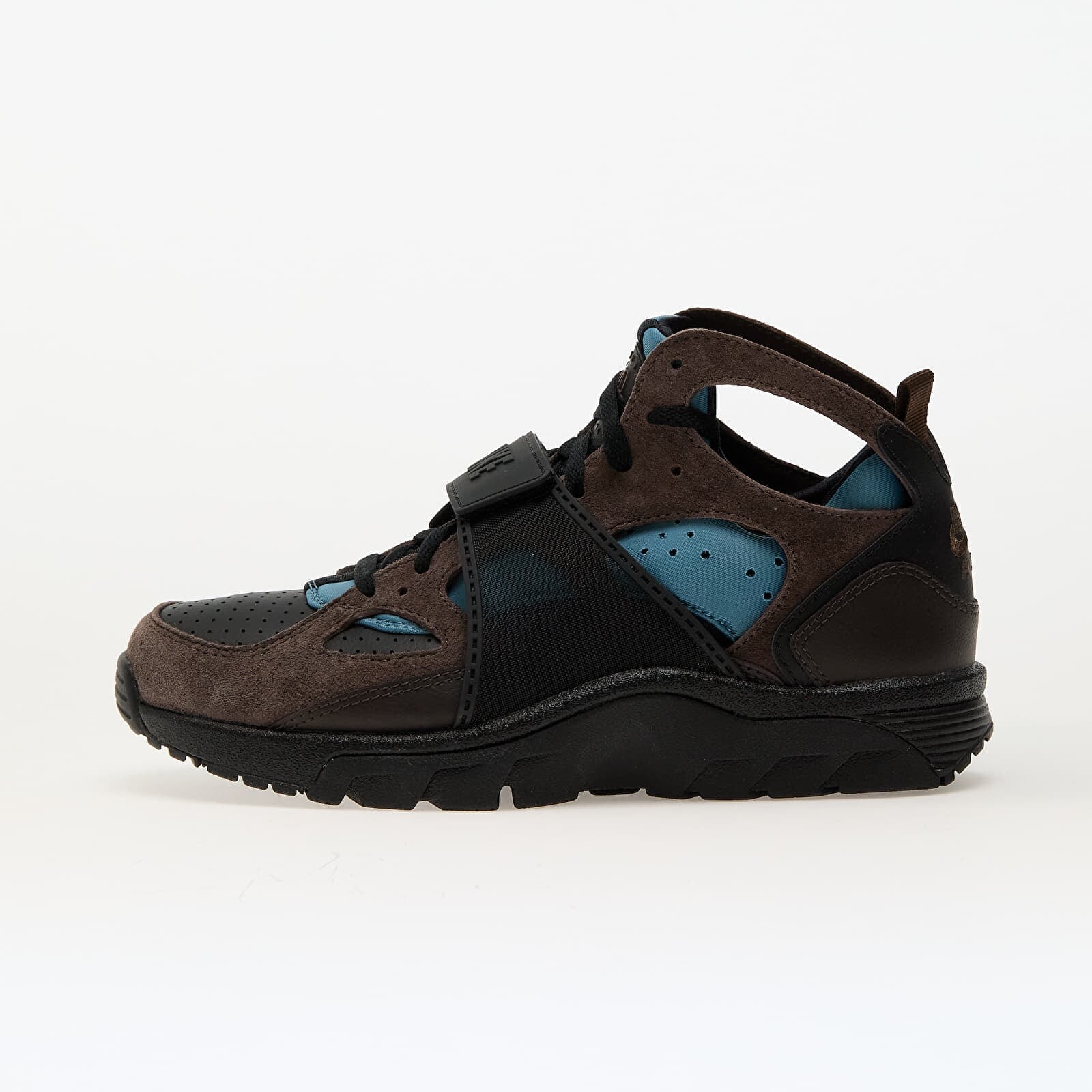 Sneakers Nike Air Trainer Huarache Black/ Baroque Brown-Smokey Blue UK 9.5