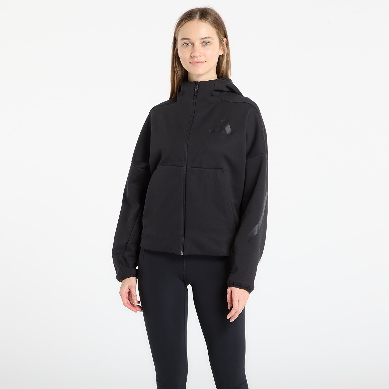 Sweatshirt adidas W Z.N.E. Fz Black XS