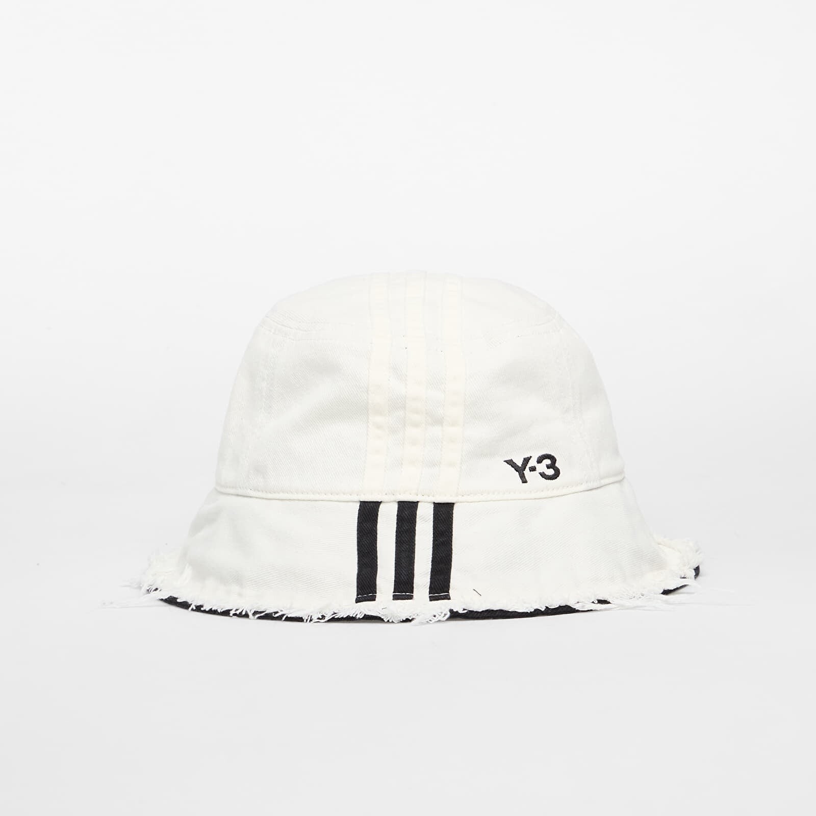 Y-3 Stripes Bucket Hat Off White M