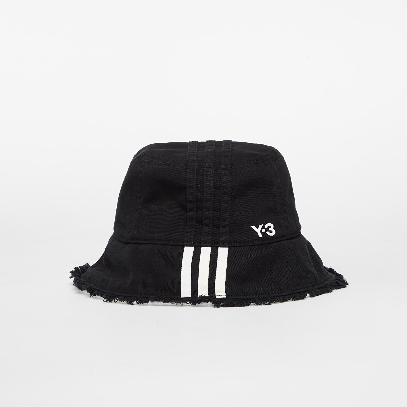 Y-3 Stripes Bucket Hat Black M