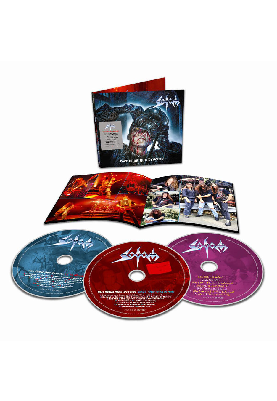 Sodom - Get What You Deserve - 3 CD