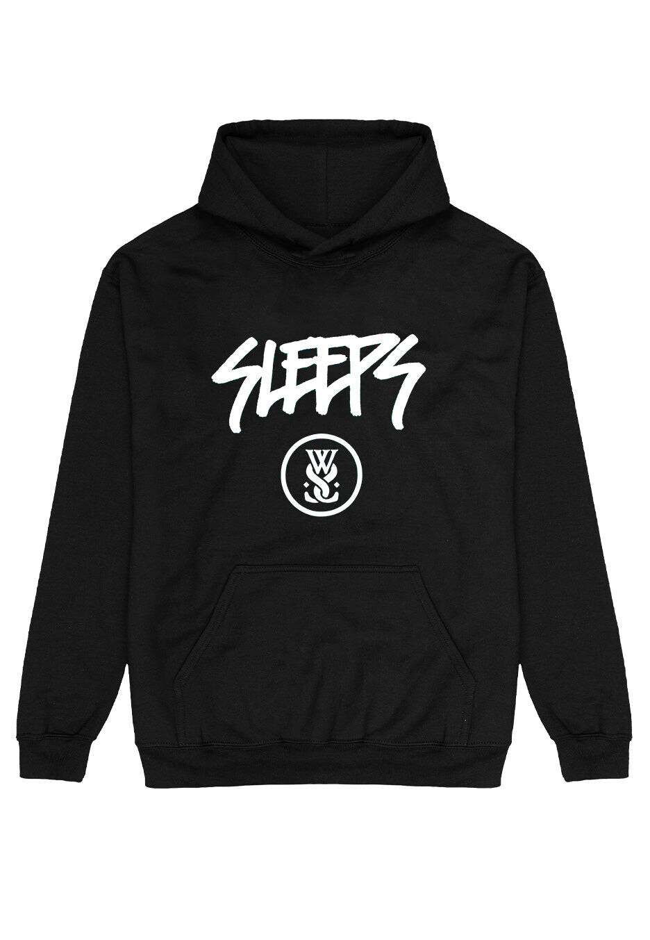 While She Sleeps - Stripes - Hoodie - black - L - 50% Cotton, 50% Polyester