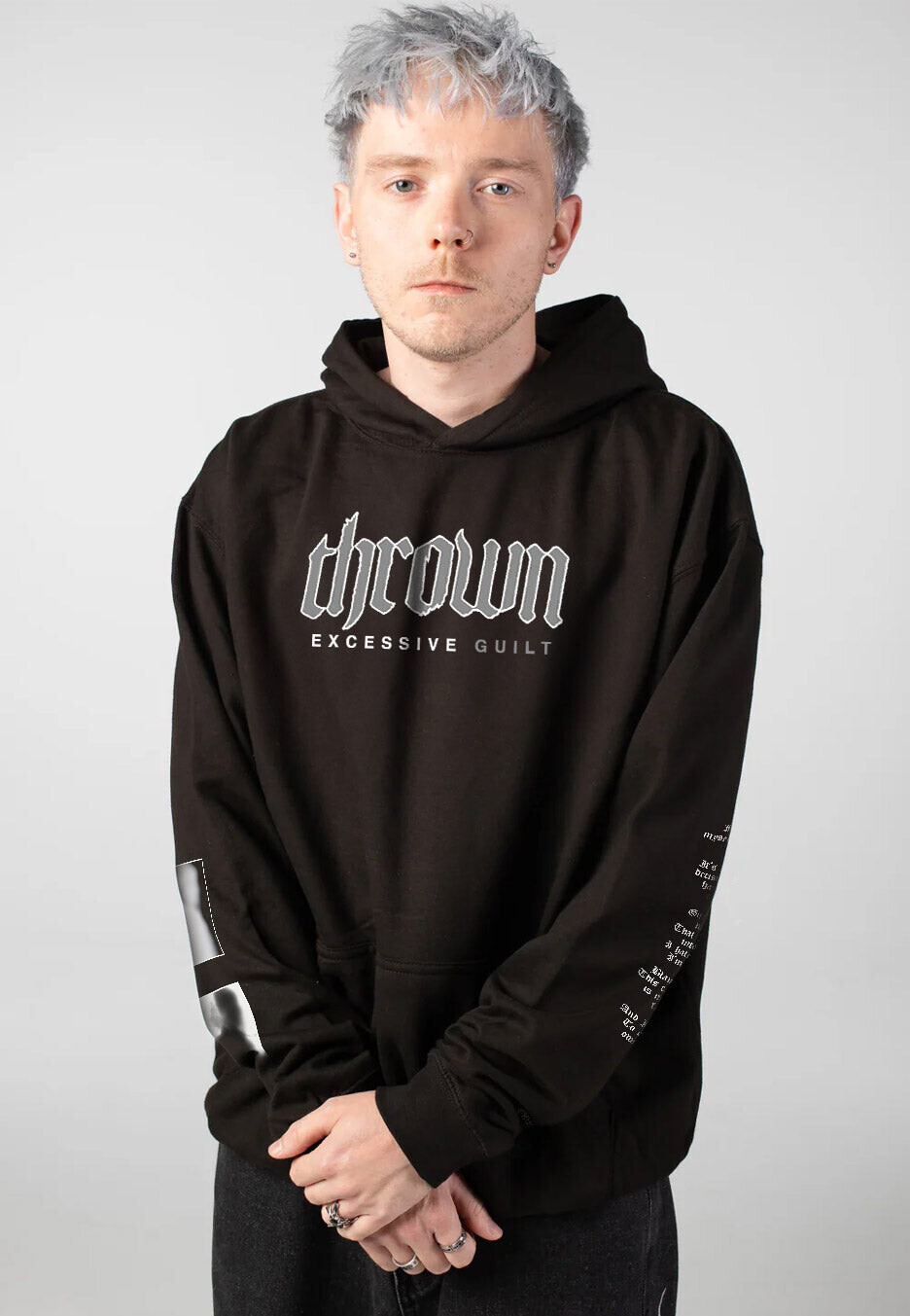 Thrown - Guilt - Hoodie - black - L - 50% Cotton, 50% Polyester