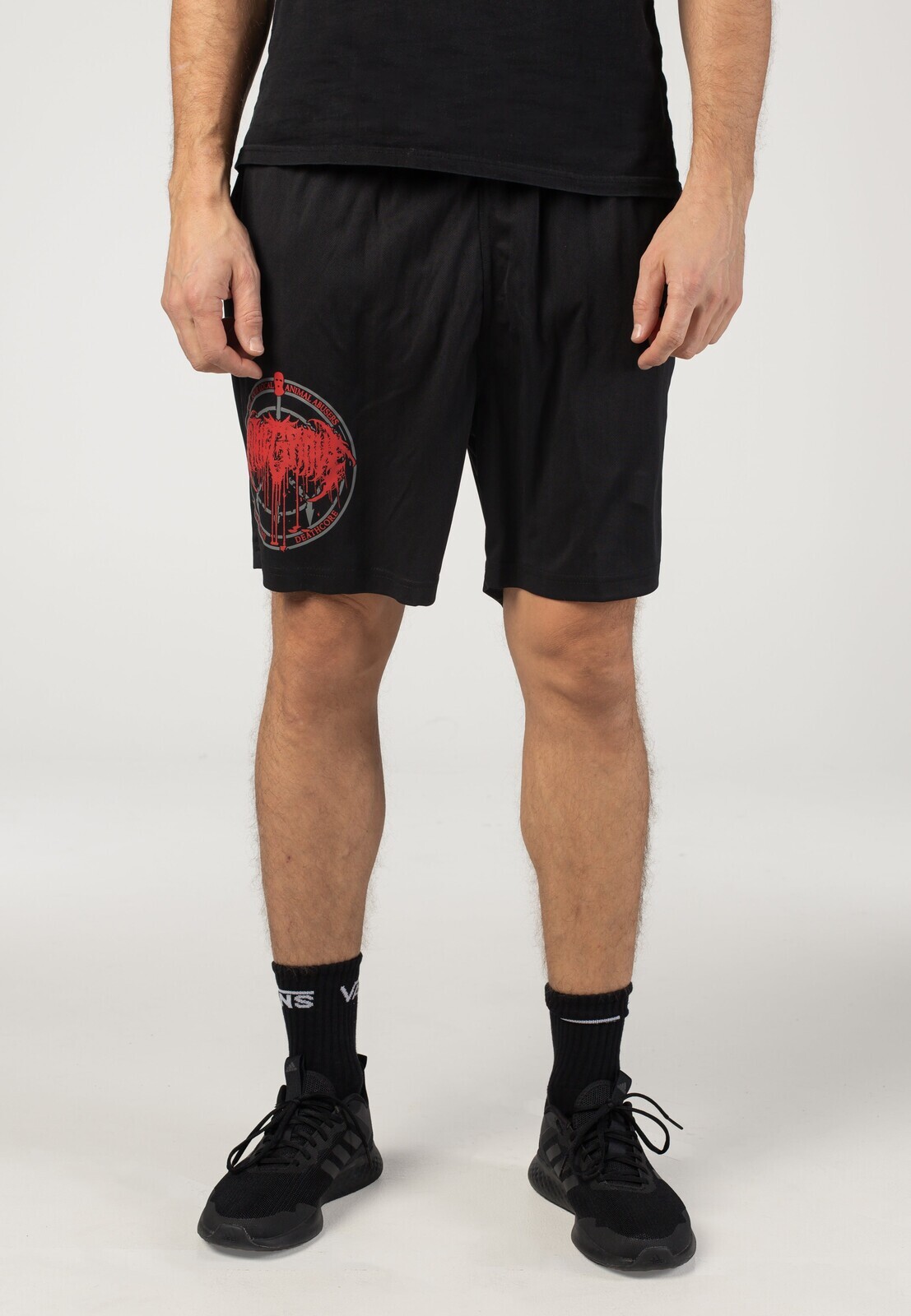 To The Grave - Kill Your Local Animal Abusers - Shorts - black - L - Mesh
