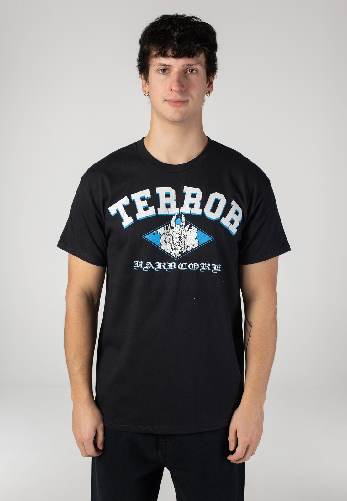 Terror - Blue Devil - T-Shirt - black - L - 100% Cotton,Jersey