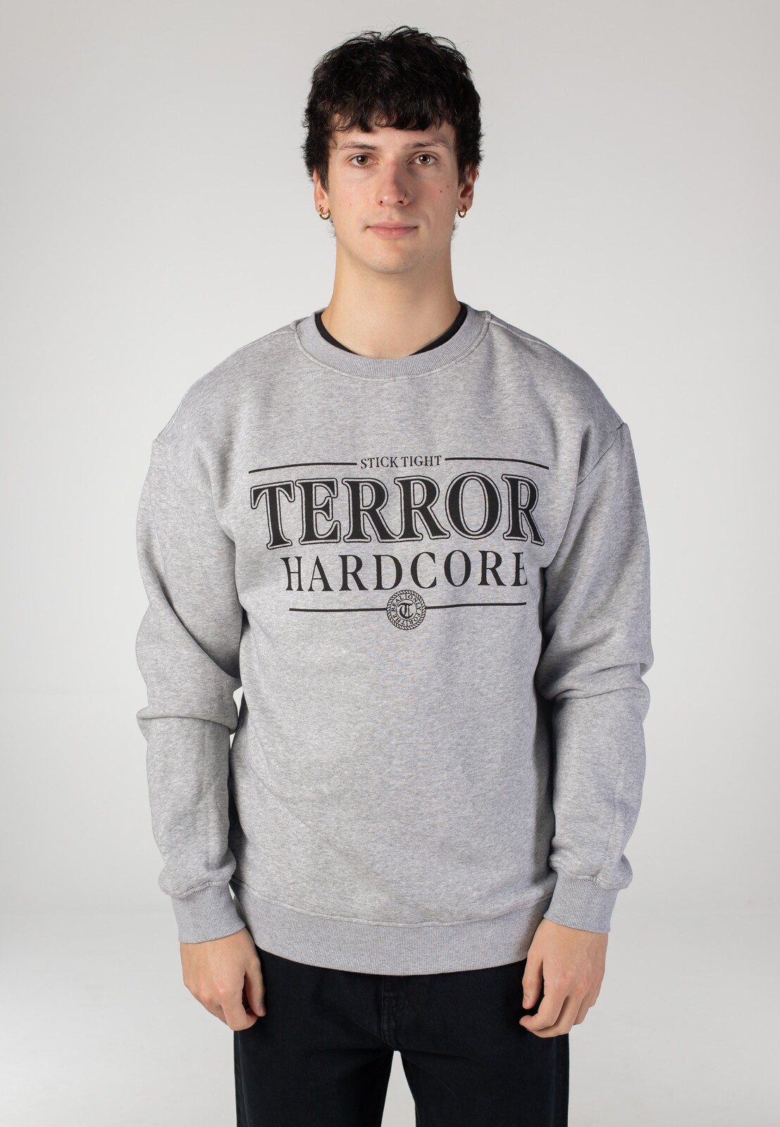 Terror - Stick Tight Heather Grey - Sweater - grey - L - Sweat