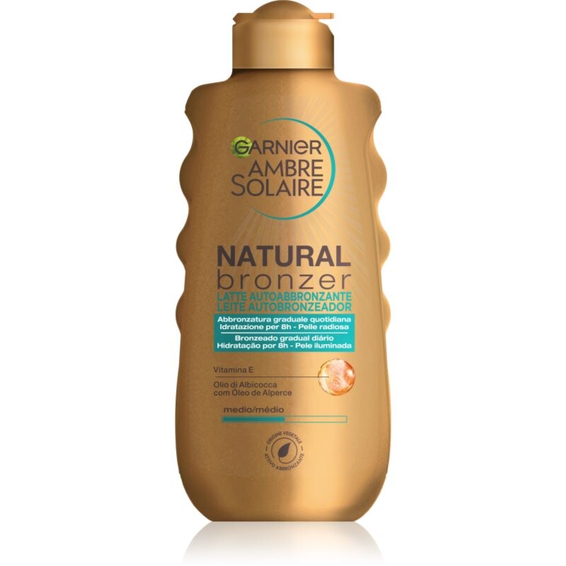 Garnier Ambre Solaire Natural Bronzer gradual self-tanning lotion 175 ml