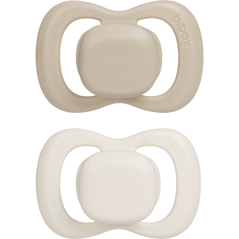 B.Box Natural Rubber 6m+ dummy Vanilla/Latte 2 pc