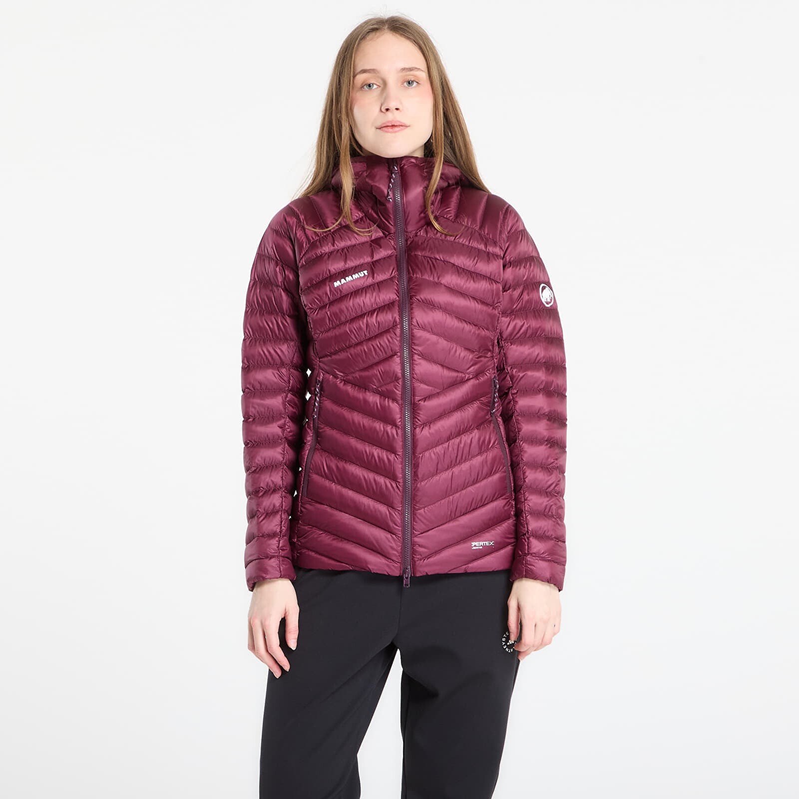 Jacket Mammut Broad Peak IN Hooded Jacket Women Vin/ Black XS