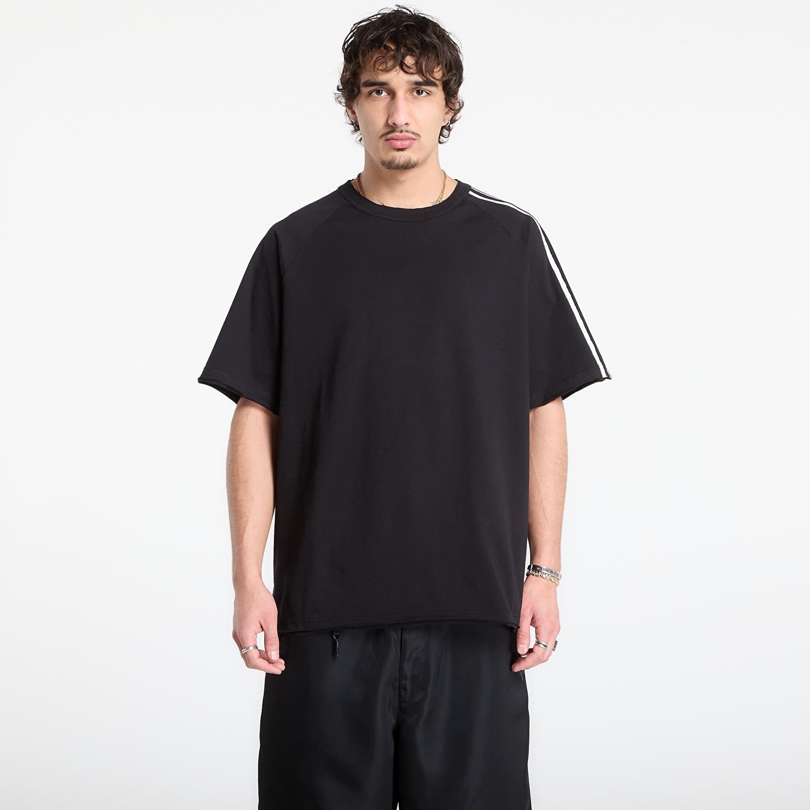 T-shirt Y-3 Dip Dye Fitted T-Shirt Black L