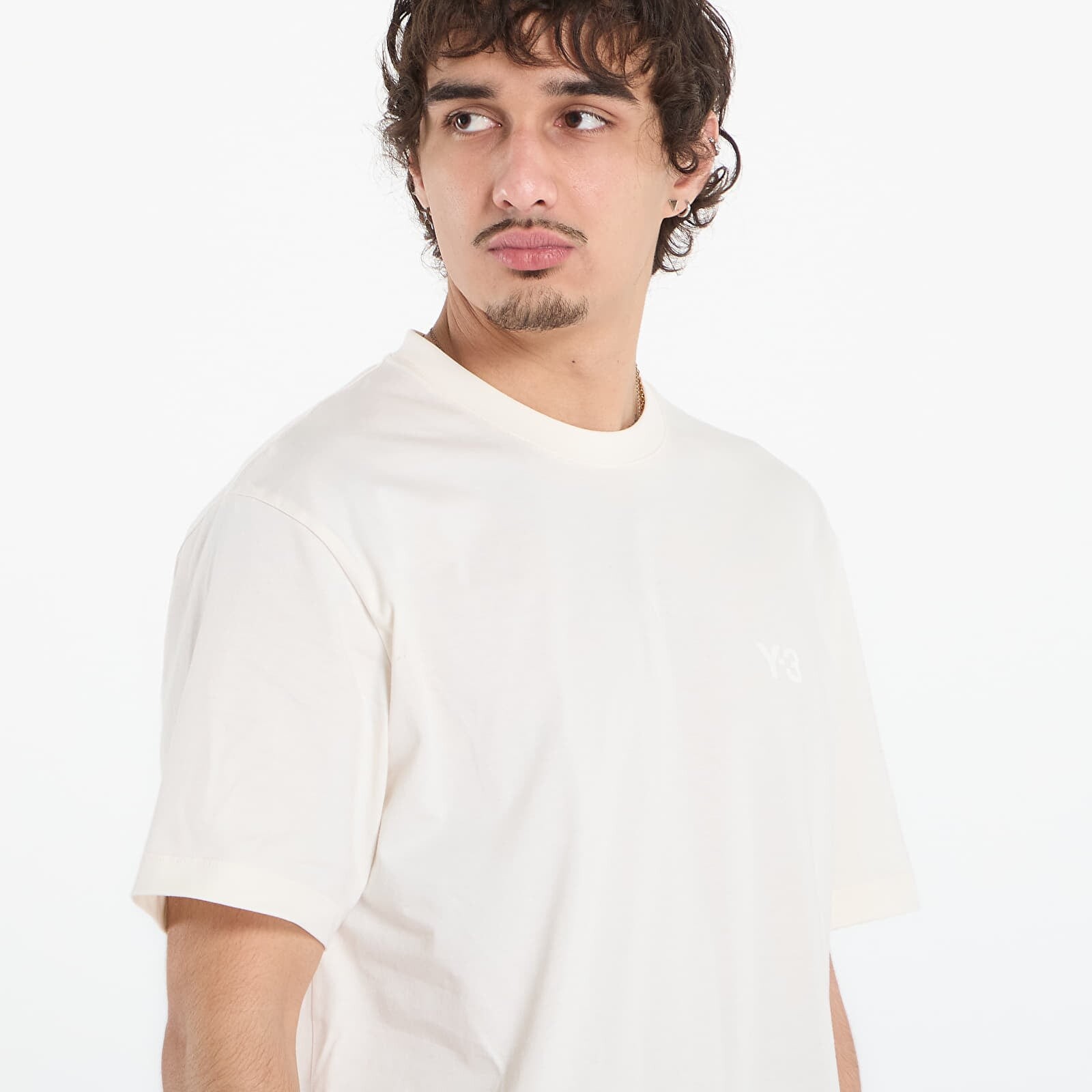 T-shirt Y-3 Dipped Long Sleeve Long-Sleeve Top Chalk White M