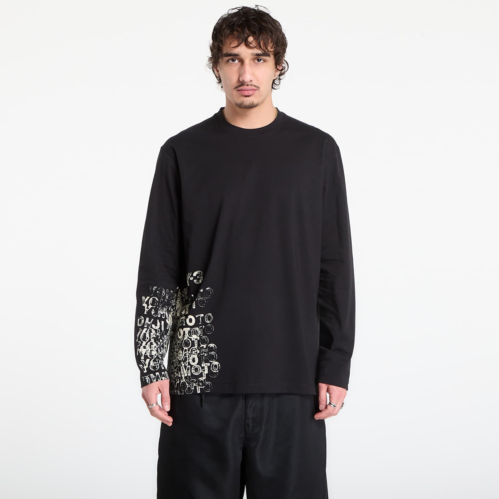 T-shirt Y-3 Gfx Long Sleeve T-Shirt Black S