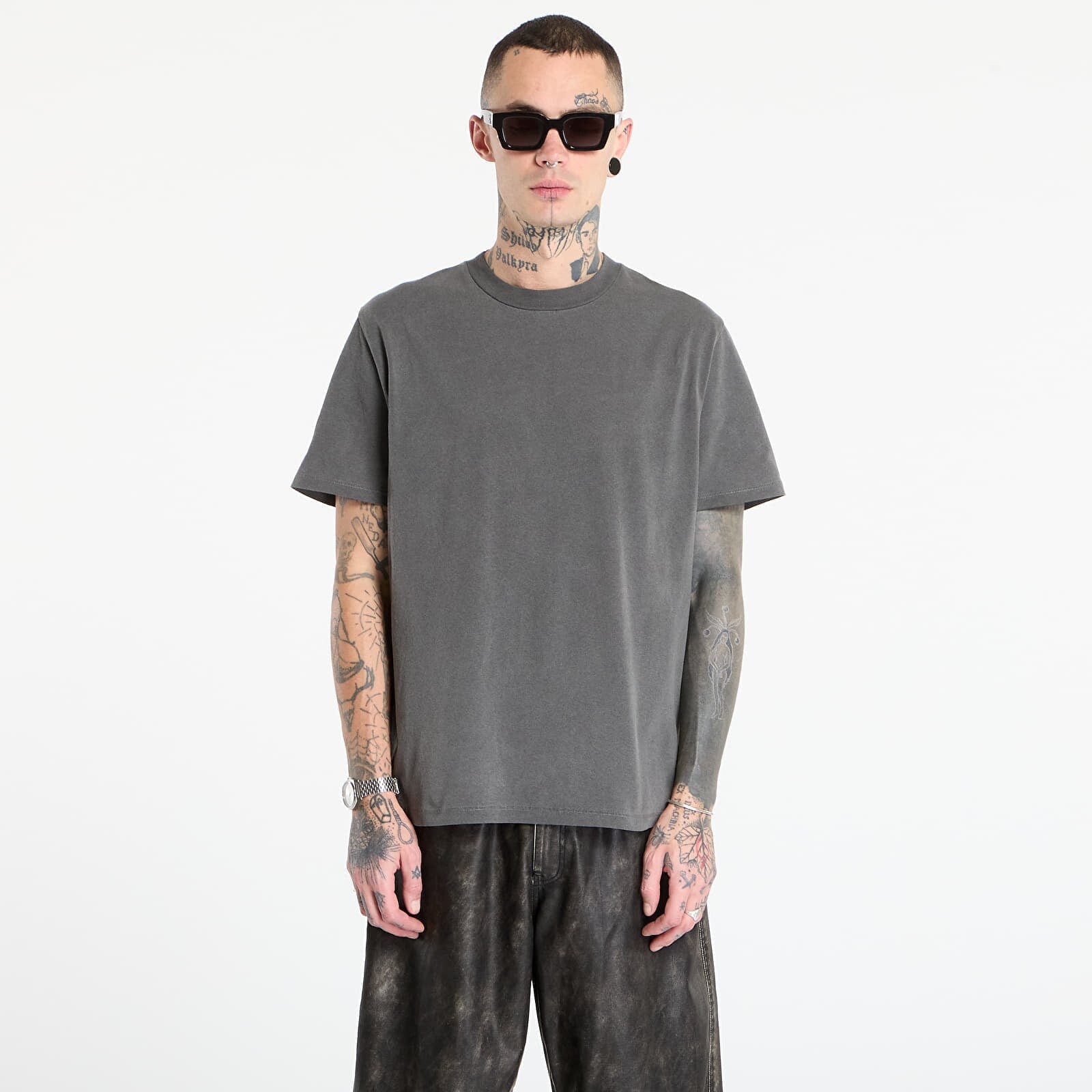 T-shirt OUR LEGACY Box T-Shirt Worn Black Legacy Jersey 48