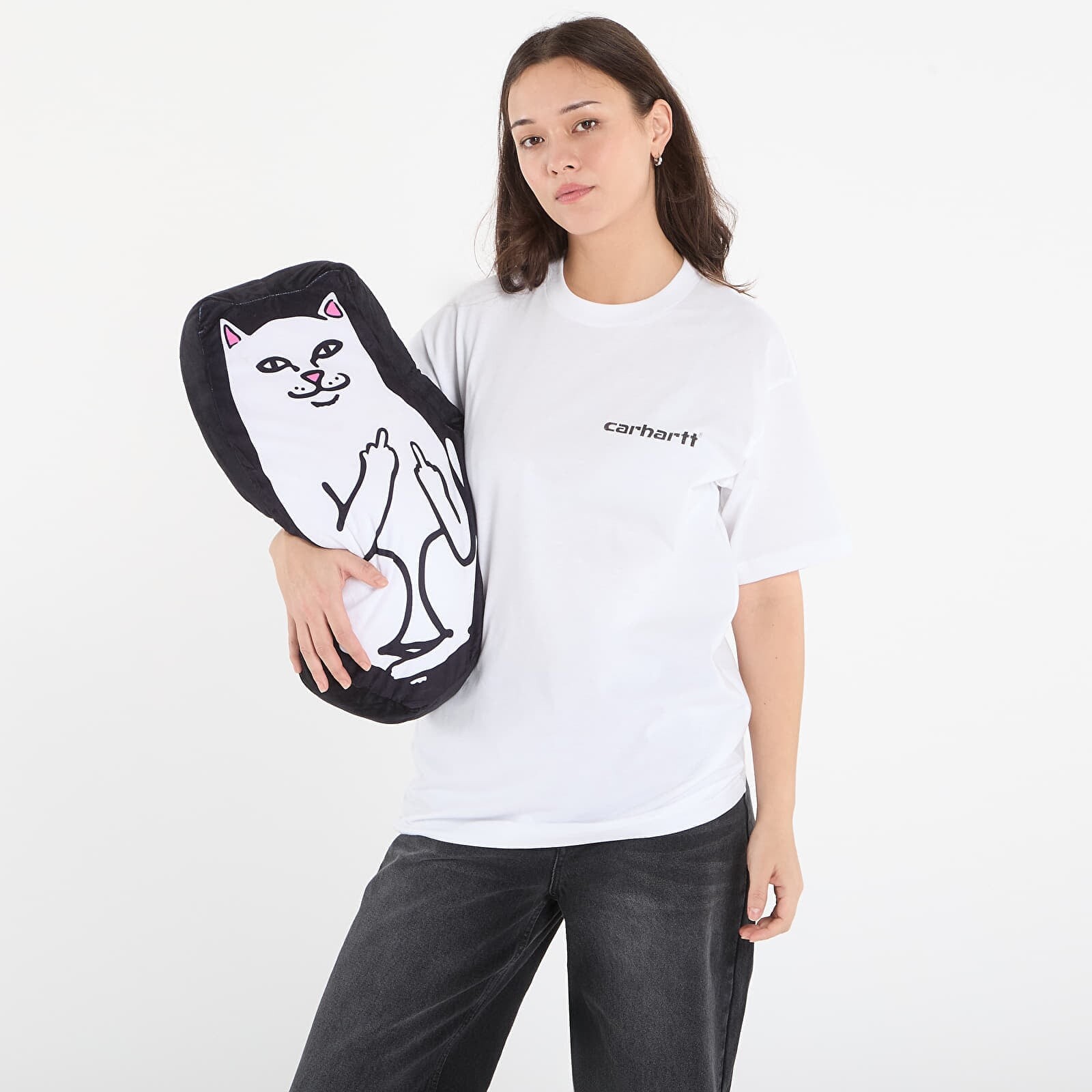 RIPNDIP Lord Nermal Pillow Black Universal