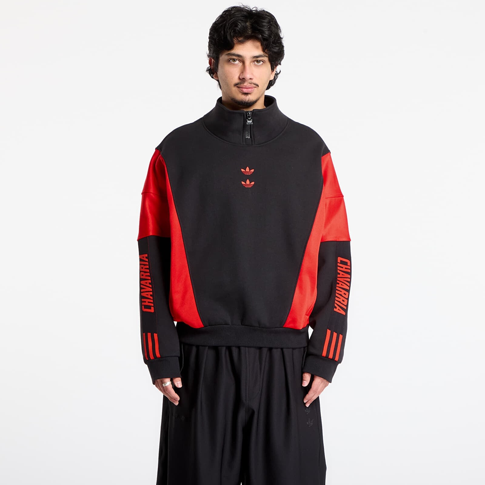 Sweatshirt adidas x Willy Chavarria Watsonville Track Top Black/ Red M