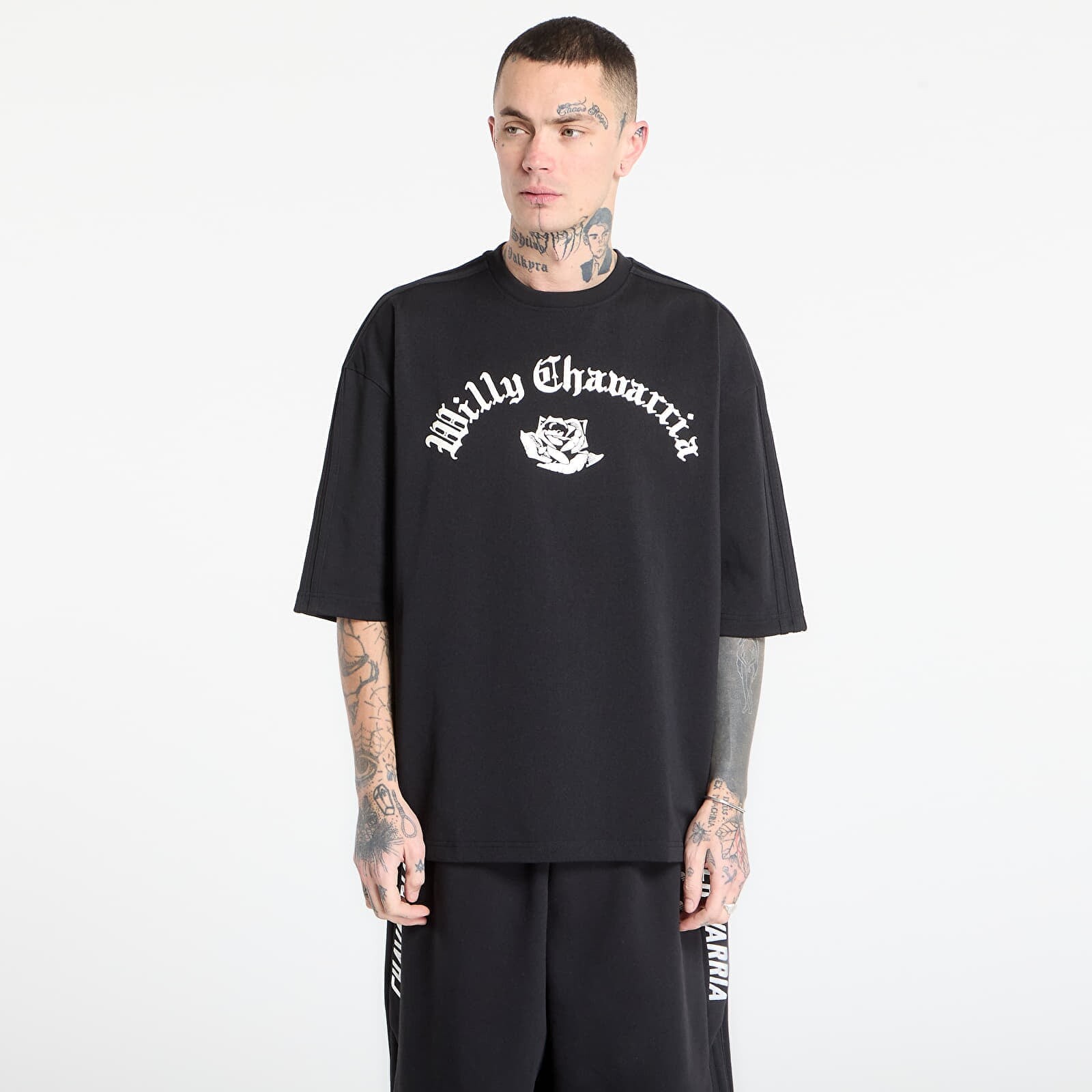 T-shirt adidas x Willy Chavarria Logo Ss Tee Black L