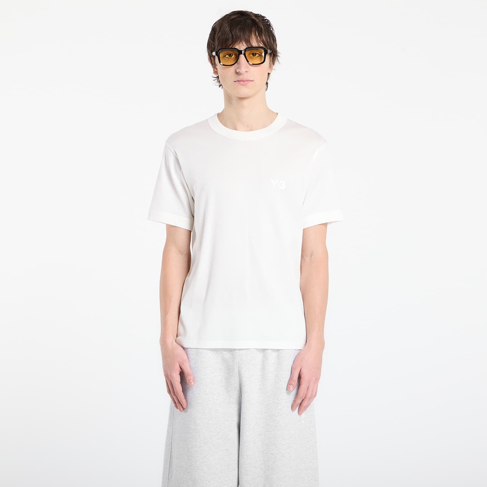 T-shirt Y-3 Slim Short Sleeve T-Shirt Core White XL