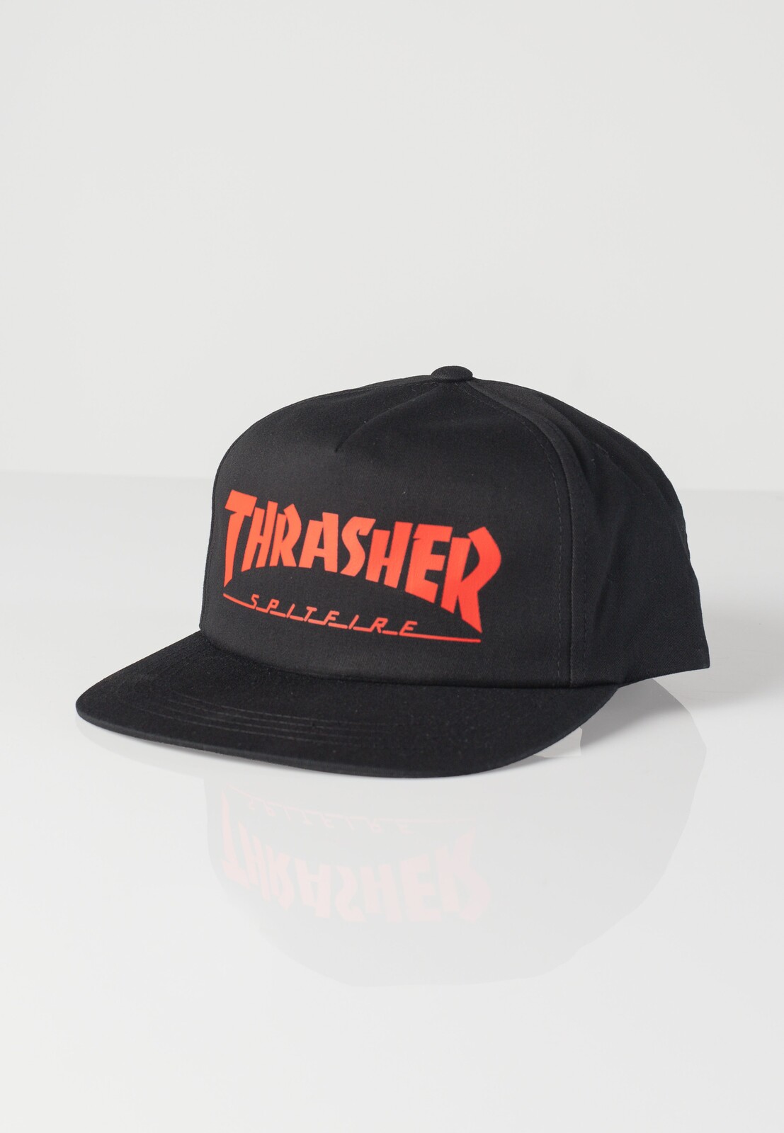 Thrasher x Spitfire - Snapback Black - Cap