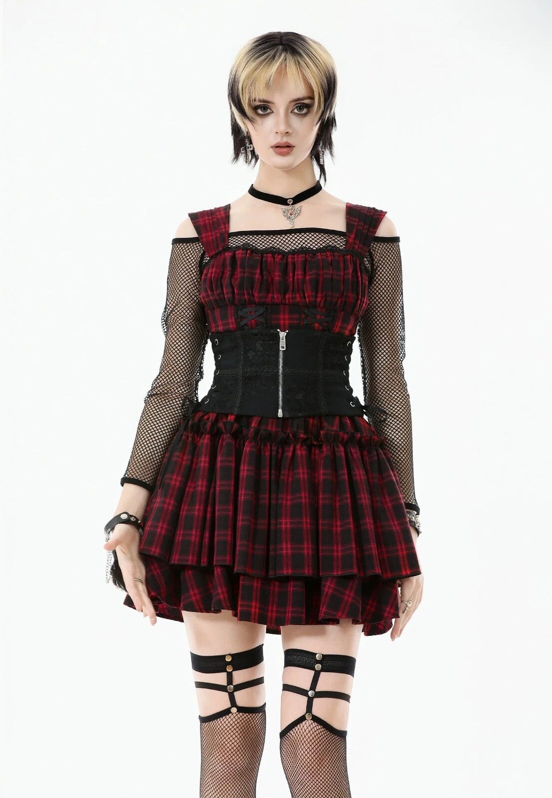 Dark In Love - Gothic Lace Waist - Corset