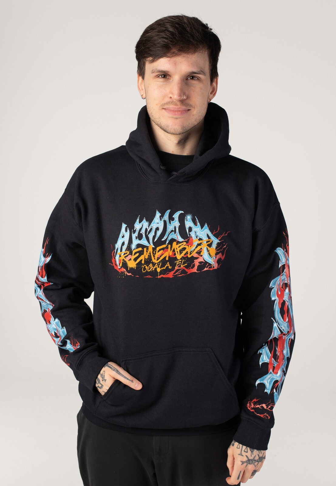 A Day To Remember - Chrome Phoenix - Hoodie - black - L - 50% Cotton, 50% Polyester