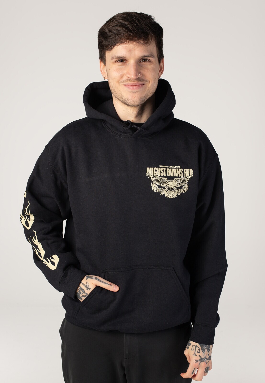 August Burns Red - Original Metalcore - Hoodie - black - L - 100% Cotton