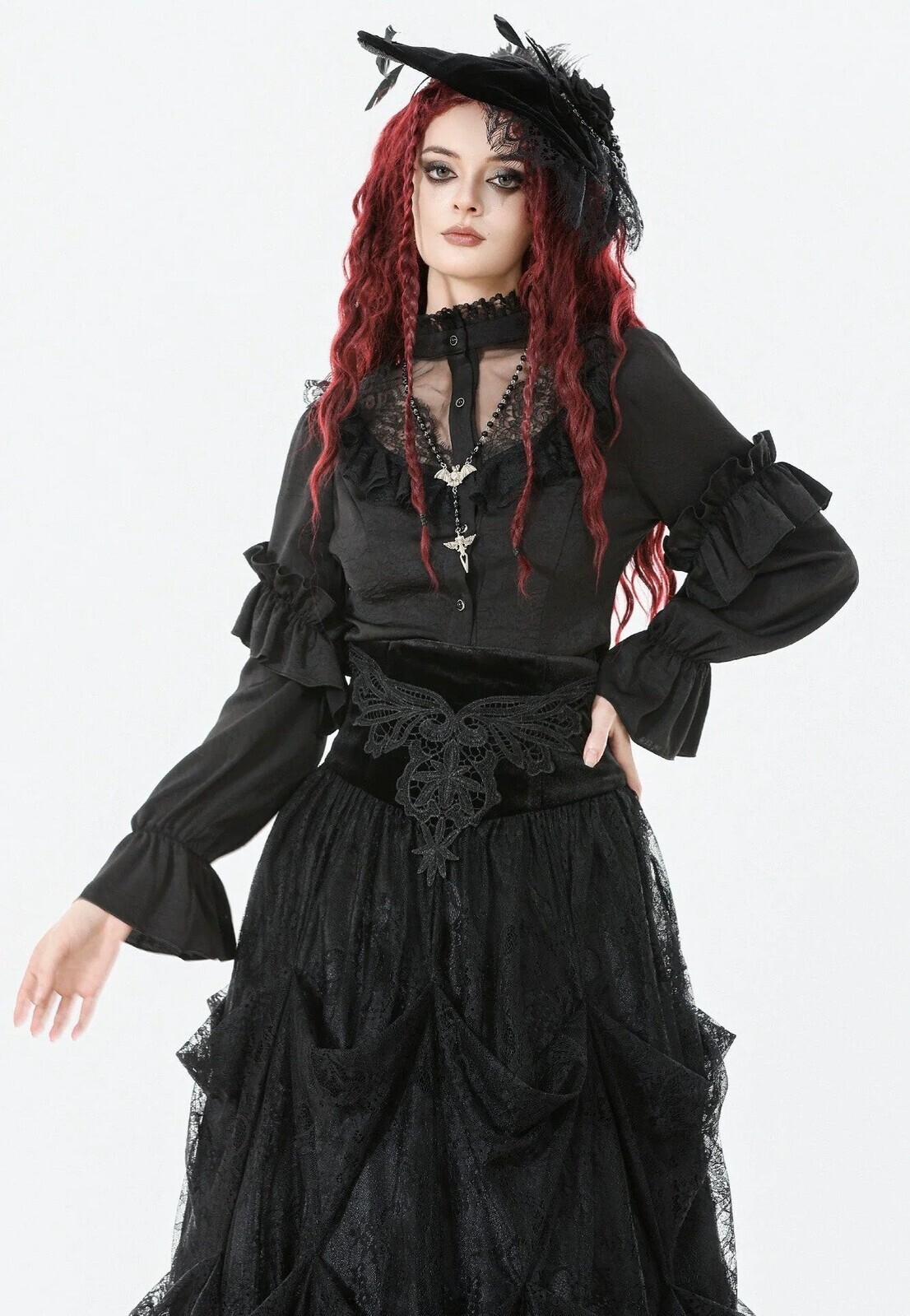 Dark In Love - Raven's Kiss Gothic Court - Blouse
